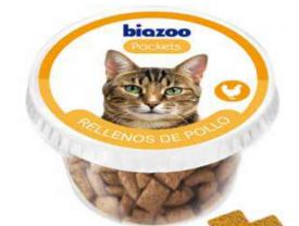 image of Biozoo Pockets For Cats Stuffed With Chicken 70grs
